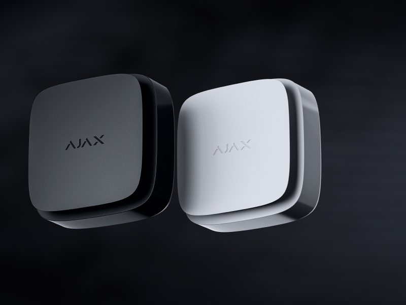 Détecteurs incendie Ajax FireProtect 2, noir et blanc